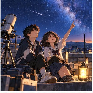 香蕉文化漫画官方网站星台观测社校园青春原创漫画封面